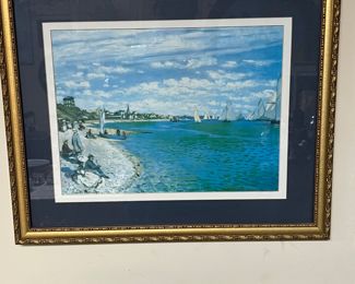 Print of beautiful beach scene