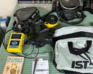 SCUBA diving gear