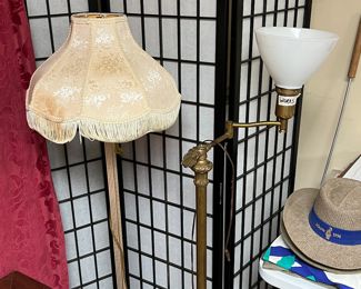 2 beautiful floor lamps