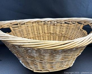 Cute Laundry Wicker Basket