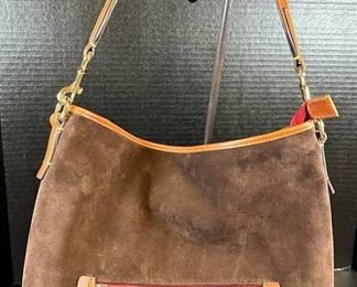 Dooney and Bourke Suede Collection Sac Bag