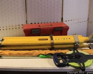 Kobalr Open Reel Tape Measure Glo Stix Sokkisha Tripod and More