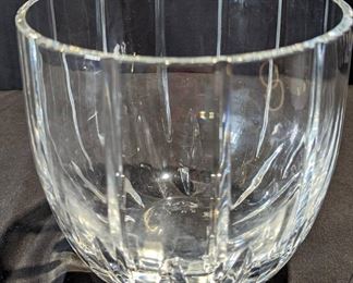 Stephens Crystal Bowl Vase Weighty