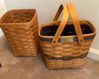 Large collection of Longaberger Baskets