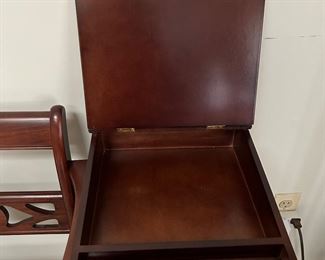 The Bombay Company Wooden Lap Desk Stationary Writing Box 