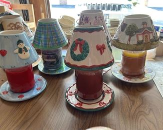 Yankee Candles and lots of other candles