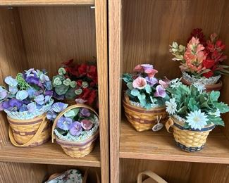 Longaberger Collector Club May Series Miniature Baskets - sold as set of 6