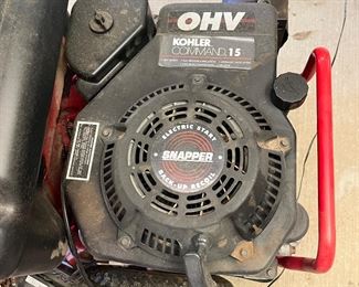 Snapper lawn tractor 