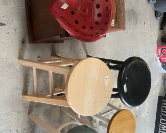 Bar stools and tractor seat