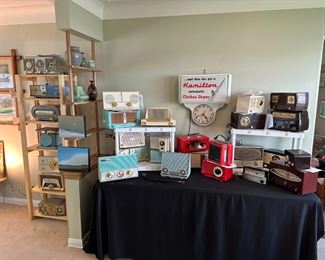 Large Collection of DOZENS of Retro and Mid-Century AM/FM Radios from the 1940s to 1970s