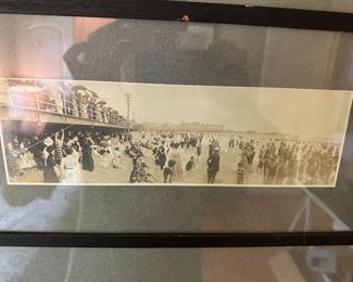 Three Early 1900s Framed Seashore Photos of Atlantic City, New Jersey