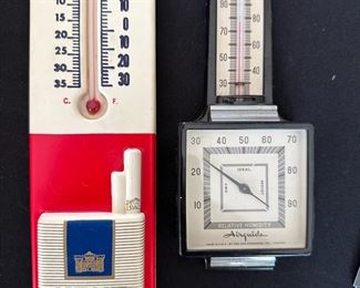 Vintage Kent Cigarettes Advertisement Thermometer 