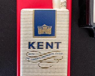 Vintage Kent Cigarettes Advertisement Thermometer 