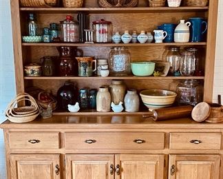 Look close! There are some great finds hidden including a Toms peanut jar, Lance jars and a very unique Planters peanut jar.