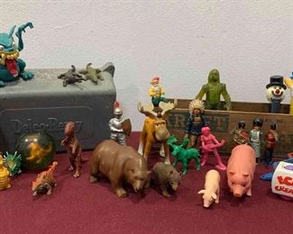 1960s Beyond Assortment Of Toys 
