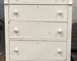 Antique Painted Chest Of Drawers