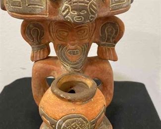 Artful Hispanic Precolombia Soap Dish 