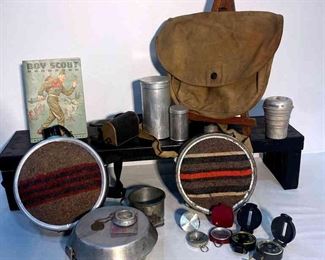 Boy Scouts Of America, Camping Set, Compass, Fire Starter