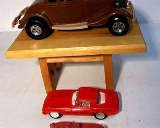 Durant Plastics 1934 Ford Victoria, Ideal Plastics I247, Korris Kars