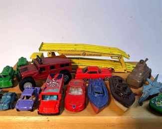 Guy Warrior Car Transport King Size 8, Lesney Baja Run About, Welly 1996 Pontiac, Hot Wheels 1998, 2001, Thailand, Some Additional Unmarked 