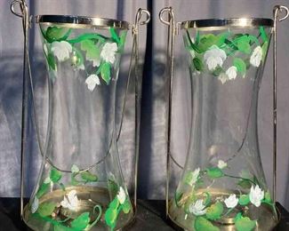 Hand Painted Candle Lanterns