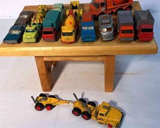 Lesney Of England Matchbox Cars Lincoln Continental, Dodge Wrecker, Refrigeration Truck, Comm Bottle Float And More