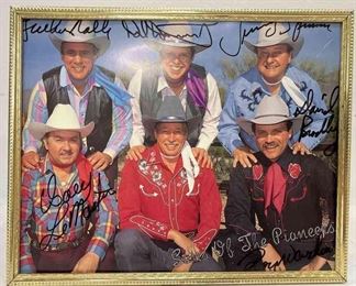 Sons Of The Pioneers Autographed Photo 