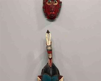 Vintage Guro Mask, Vintage African Mask