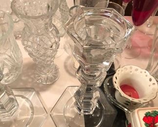 CANDLE STICKS & VASES