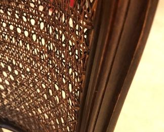 DOUBLE CANE BACK OF CHAIR