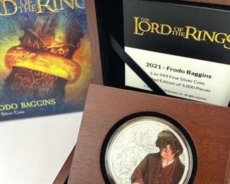 1oz Frodo Lord of the Rings Coin, New Zealand