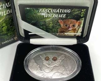 2013 FIJI TARSIER 1oz Silver 999 Coin