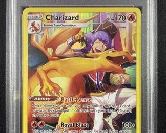 Charizard PSA 9 Full Art Lost Origin Holographic