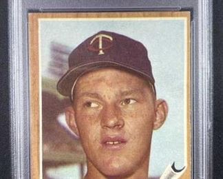 1962 Jim Kaat HOF PSA EX 5 Vtg. Twins Pitcher