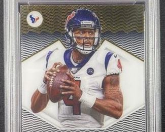 Deshaun Watson PSA 9 MINT Clear Card Texans