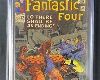 1965 Fantastic Four #43 CGC 5 Comic Stan Lee Story