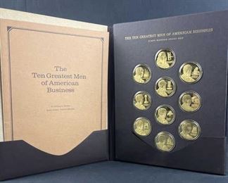 Sterling Silver 10 Greatest American Businessmen