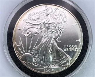 1998 American Silver Eagle 1oz .999