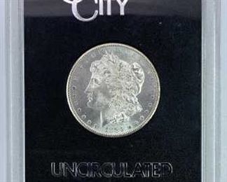 1884-CC Carson City Morgan Silver Dollar, GSA Slab