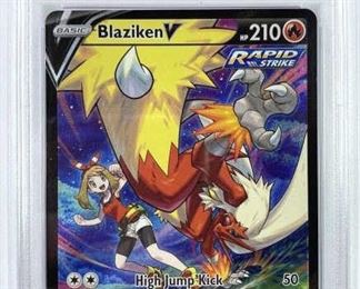 Blaziken V Full Art PSA 9 Silver Tempest #TG14