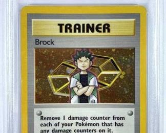 Brock Holo 2000 Pokemon Gym Heroes PSA 6