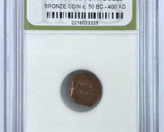 c. 50 BC-400 AD Roman Widow's Mite Bronze Coin