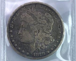 1878-S Morgan Silver Dollar, U.S. $1 Coin