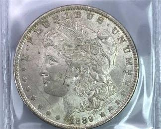 1889 Morgan Silver Dollar Luster, High Grade