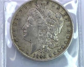 1890 Morgan Silver Dollar XF, U.S. $1 Coin