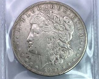 1921-S Morgan Silver Dollar, U.S. $1 Coin