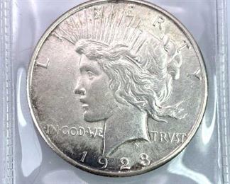 1923-S Peace Silver Dollar, U.S. $1 Coin