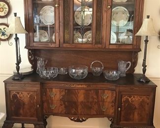 Victorian Sideboard,  Lenox China