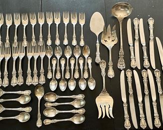 Reed & Barton Sterling Silver "Burgundy" Flatware Set