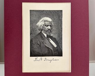 Frederick Douglas Wood Engraving